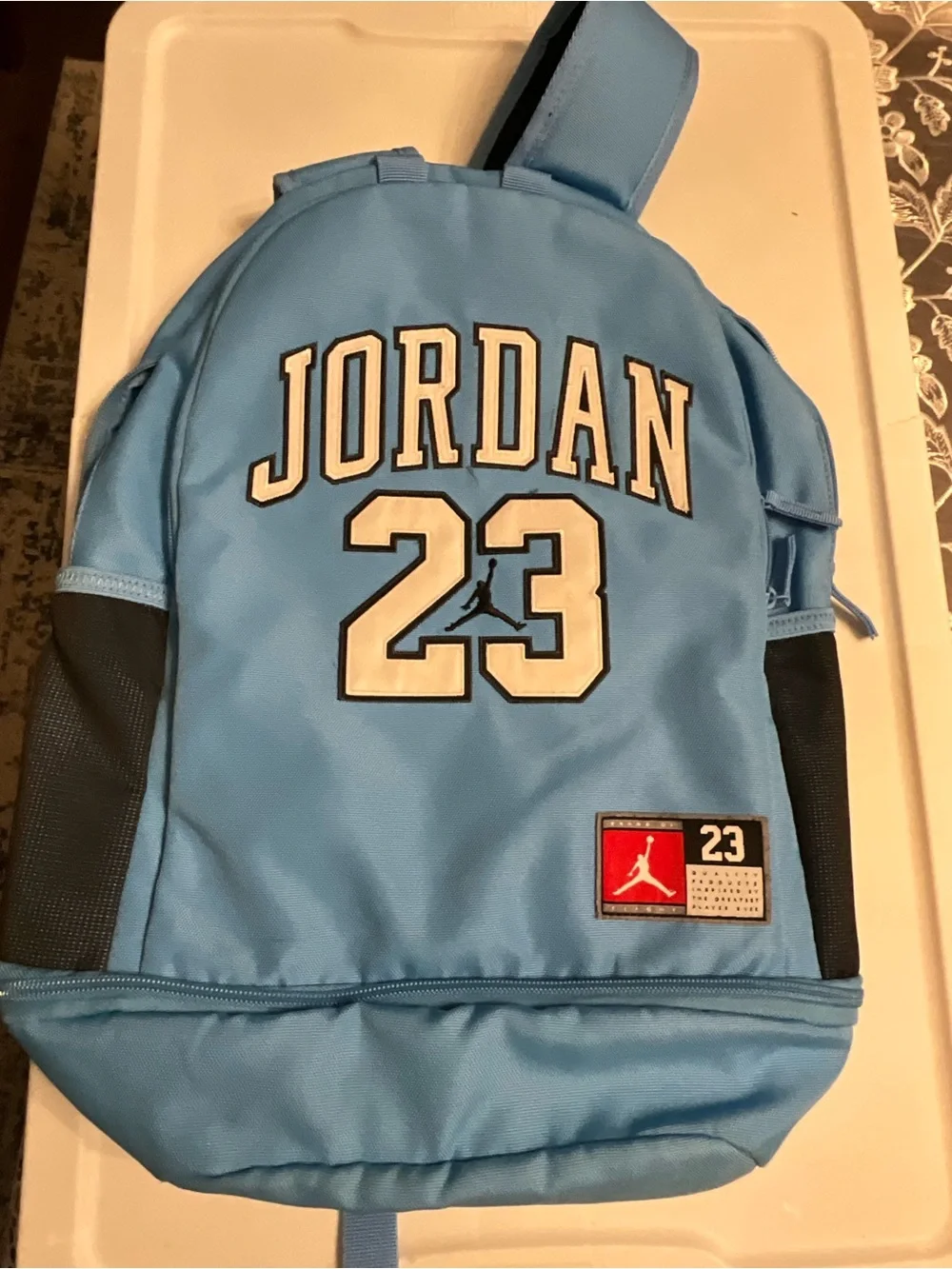 Jordan Light Blue Lined Jacket Interior
